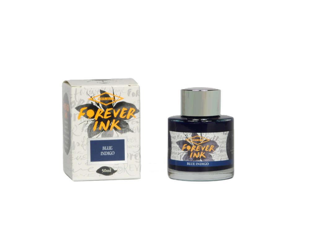 Encrier Diamine Forever Ink Collection- Encre permanente Blue Indigo, Bleu, 50ml
