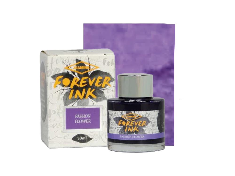 Encrier Diamine Forever Ink Collection- Encre permanente Passion Flower Violet