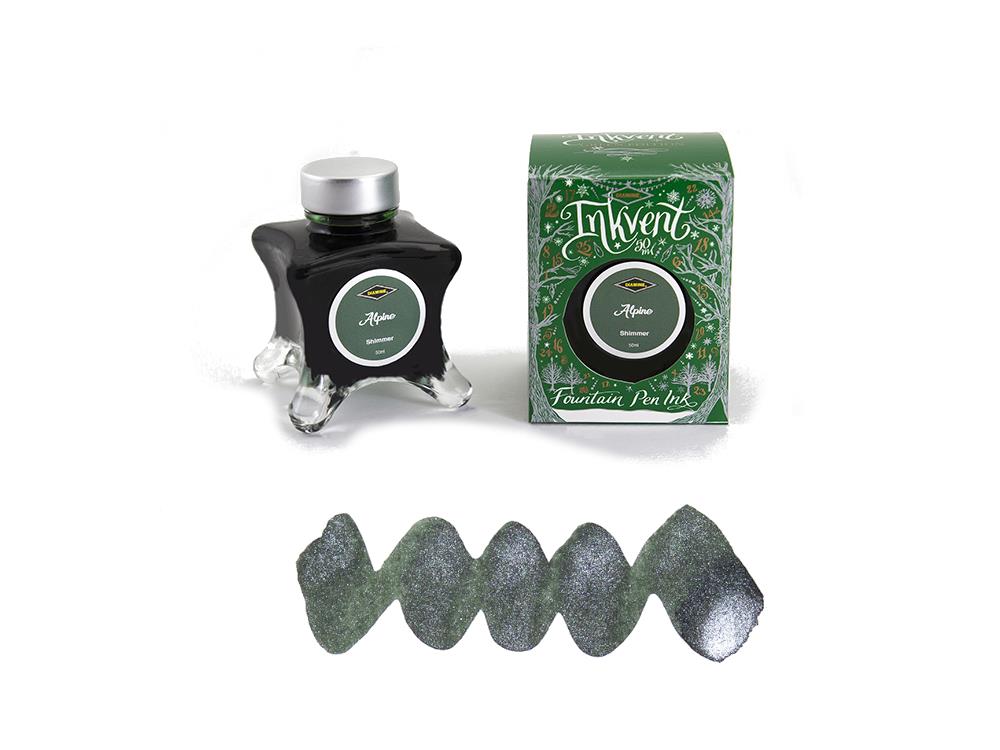 Encrier Diamine Alpine Ink Vent Green, 50ml, Shimmer
