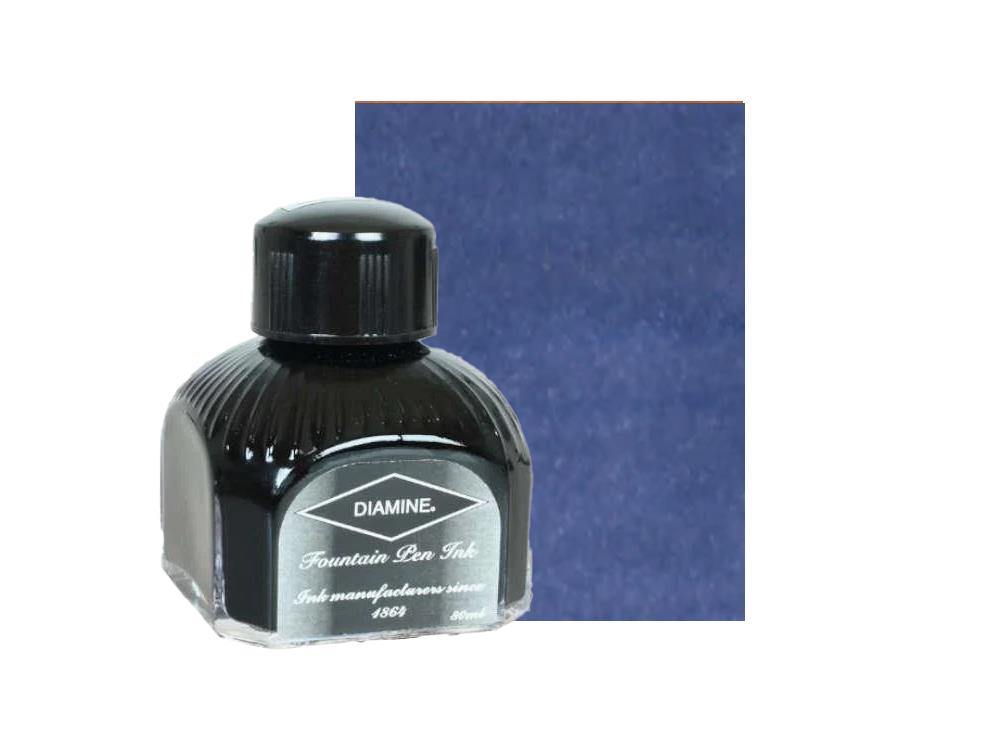 Encrier Diamine, 80ml., Amazing Amethyst, Bouteille en verre italien