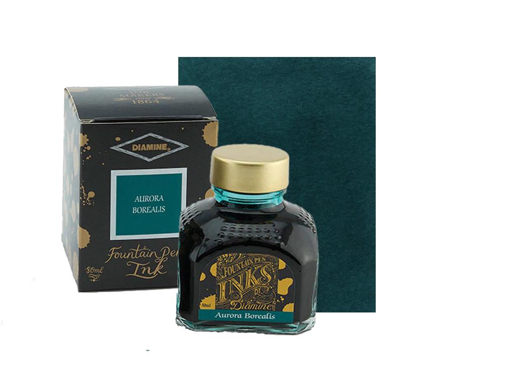 Encrier Diamine Aurora Borealis, 80ml., Verre