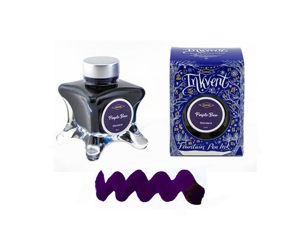 Encrier Diamine Purple Bow, Ink Vent Blue, 50ml, Violet