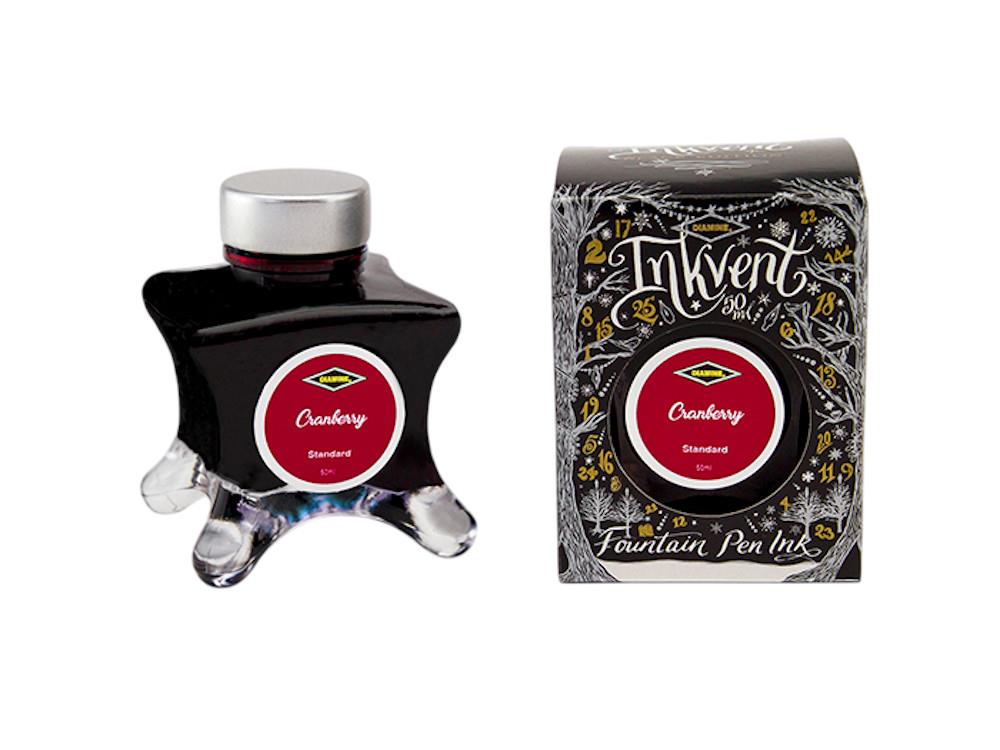 Encrier Diamine Ink Vent Black Standard Cranberry, 50ml, Rouge,