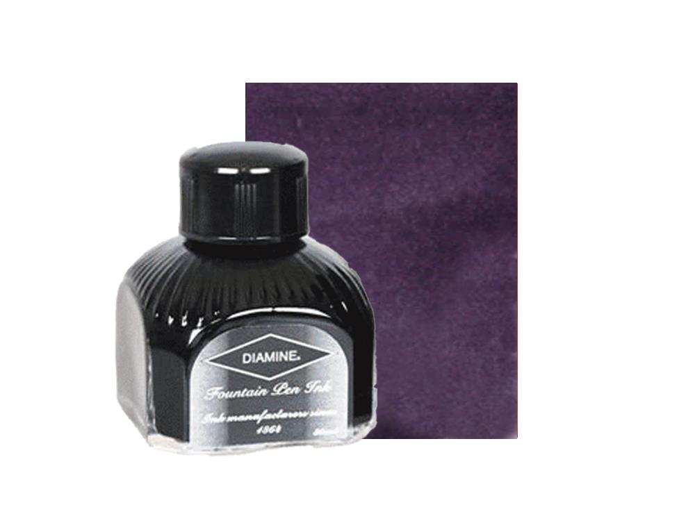 Encrier Diamine Damson, 80ml., Bouteille en verre italien