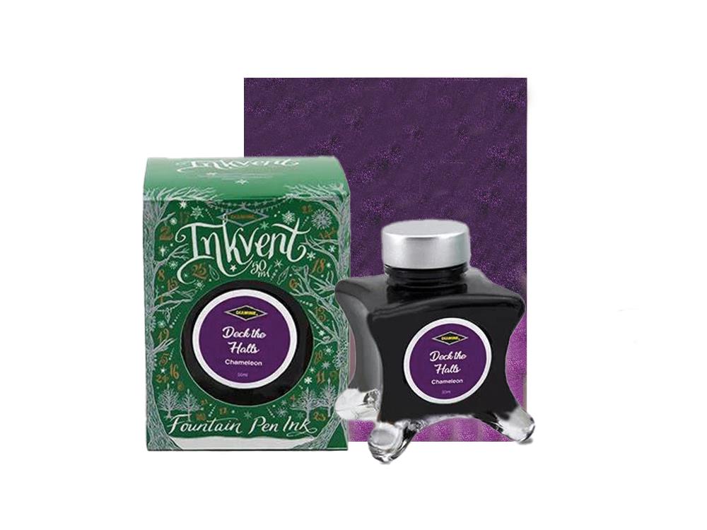 Encrier Diamine Deck the Halls Ink Vent Green, 50ml, Chameleon