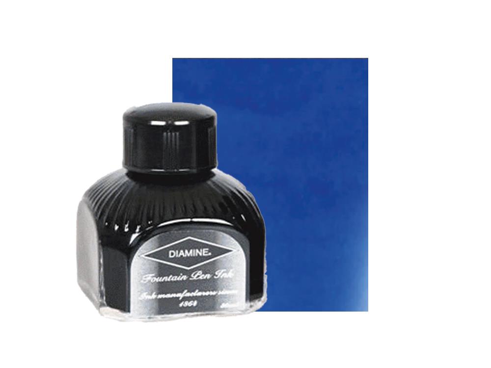 Encrier Diamine, 80ml., Florida Blue, Bouteille en verre italien