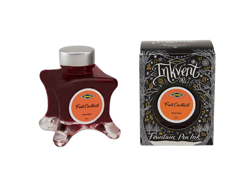 Encrier Diamine Ink Vent Black Scented Fruit Coctail, 50ml, Orange