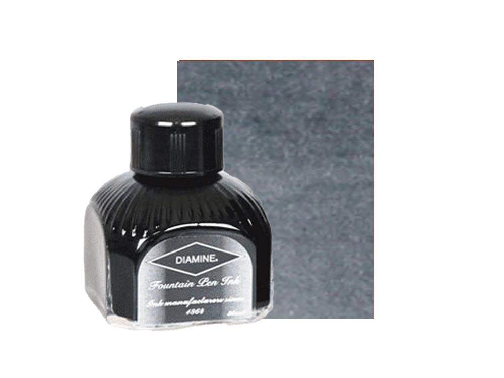 Encrier Diamine, 80ml., Grey, Bouteille en verre italien