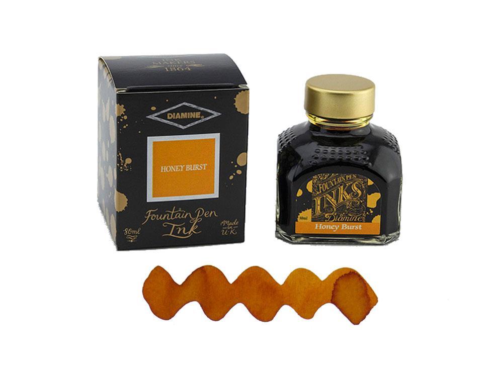 Encrier Diamine Honey Burst, 80ml., Verre