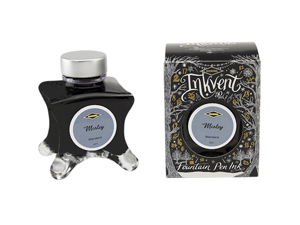Encrier Diamine Ink Vent Black Standard Marley, 50ml, Gris