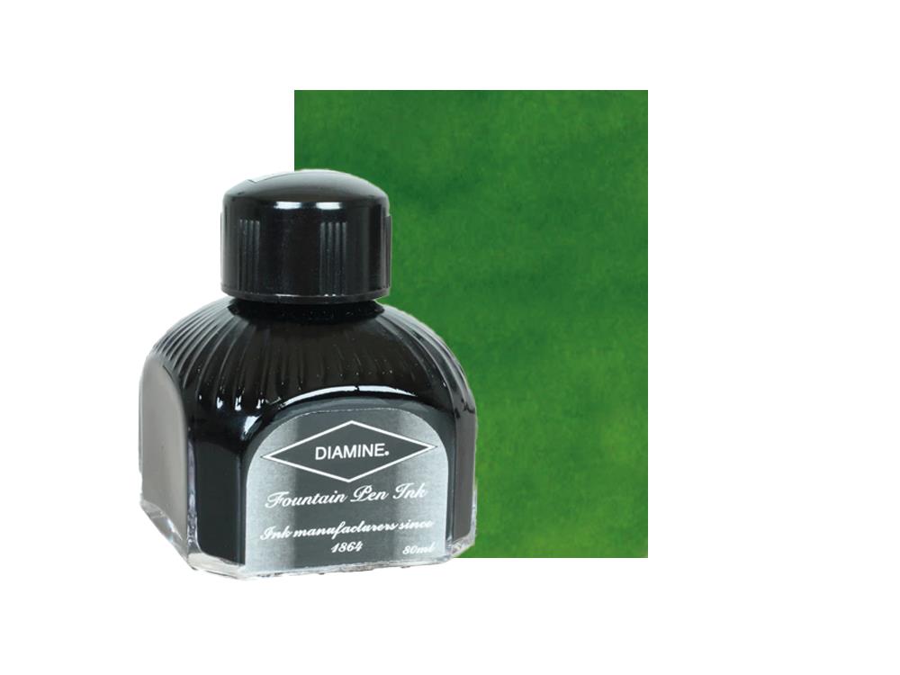 Encrier Diamine, 80ml., Meadow, Bouteille en verre italien