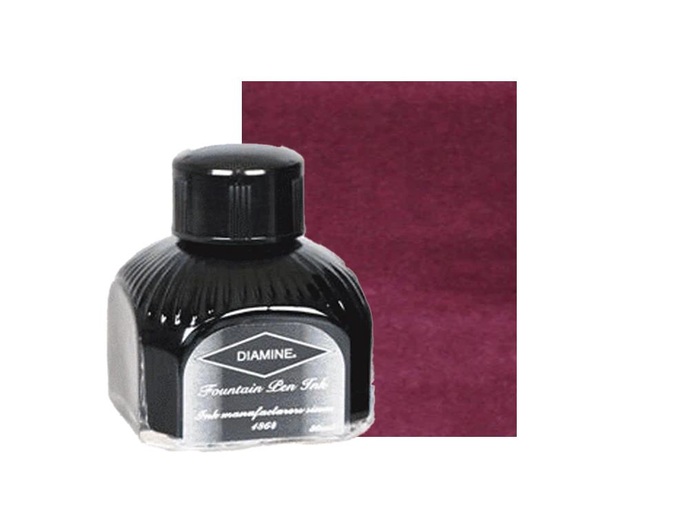 Encrier Diamine Merlot, 80ml, Bouteille en verre italien