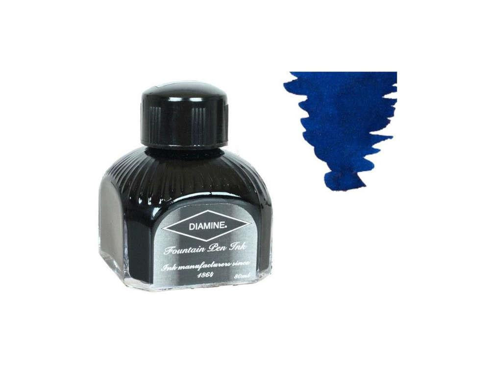 Encrier Diamine Oxford Blue, 80ml, Bouteille en verre italien