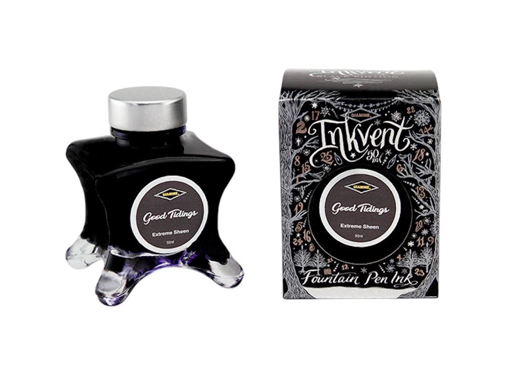 Encrier Diamine Ink Vent Black Extreme Sheen Good Tidings, 50ml, Gris