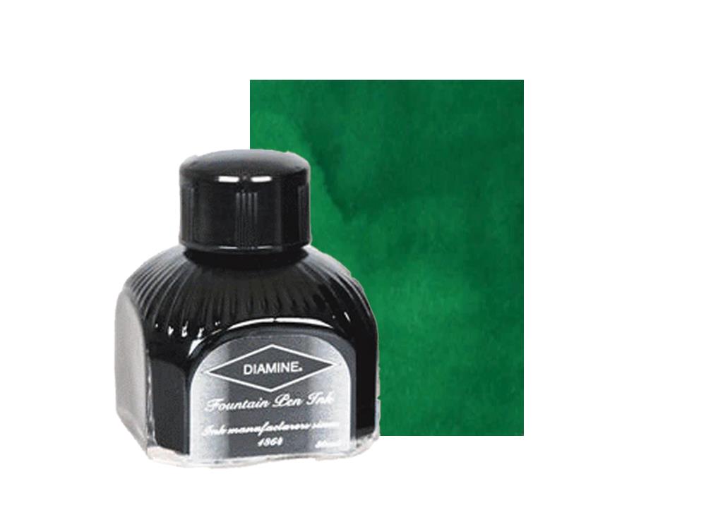 Encrier Diamine  Ultra Green, 80ml., Bouteille en verre italien