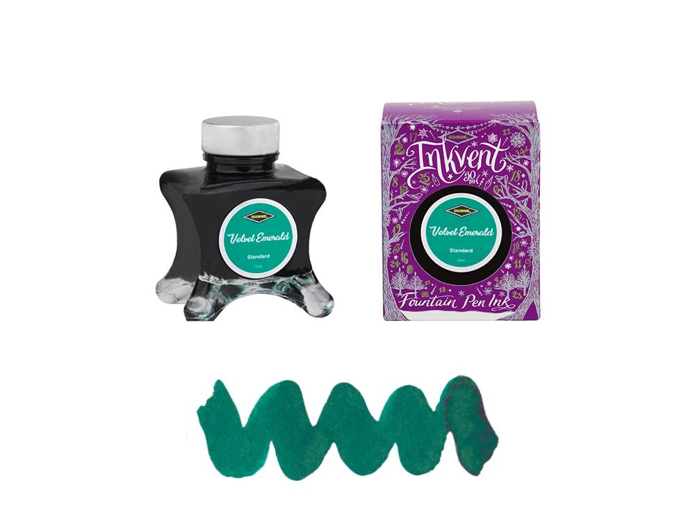 Encrier Diamine Velvet Emerald Ink Vent Purple, 50ml, Standard, Vert