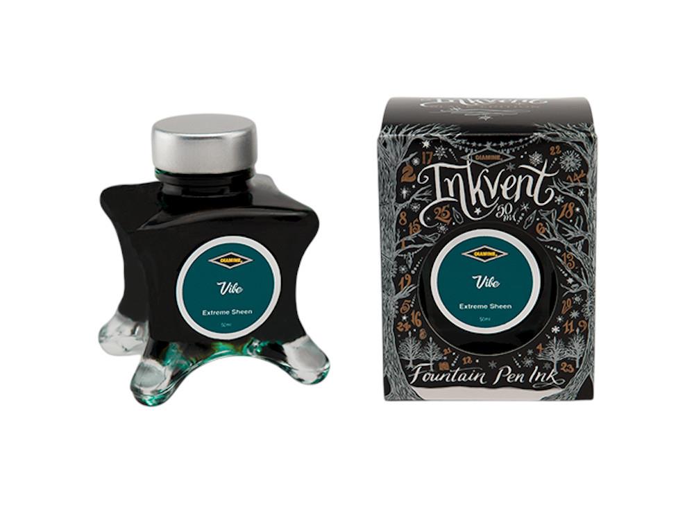 Encrier Diamine Ink Vent Black Extreme Sheen Vibe, 50ml, Vert