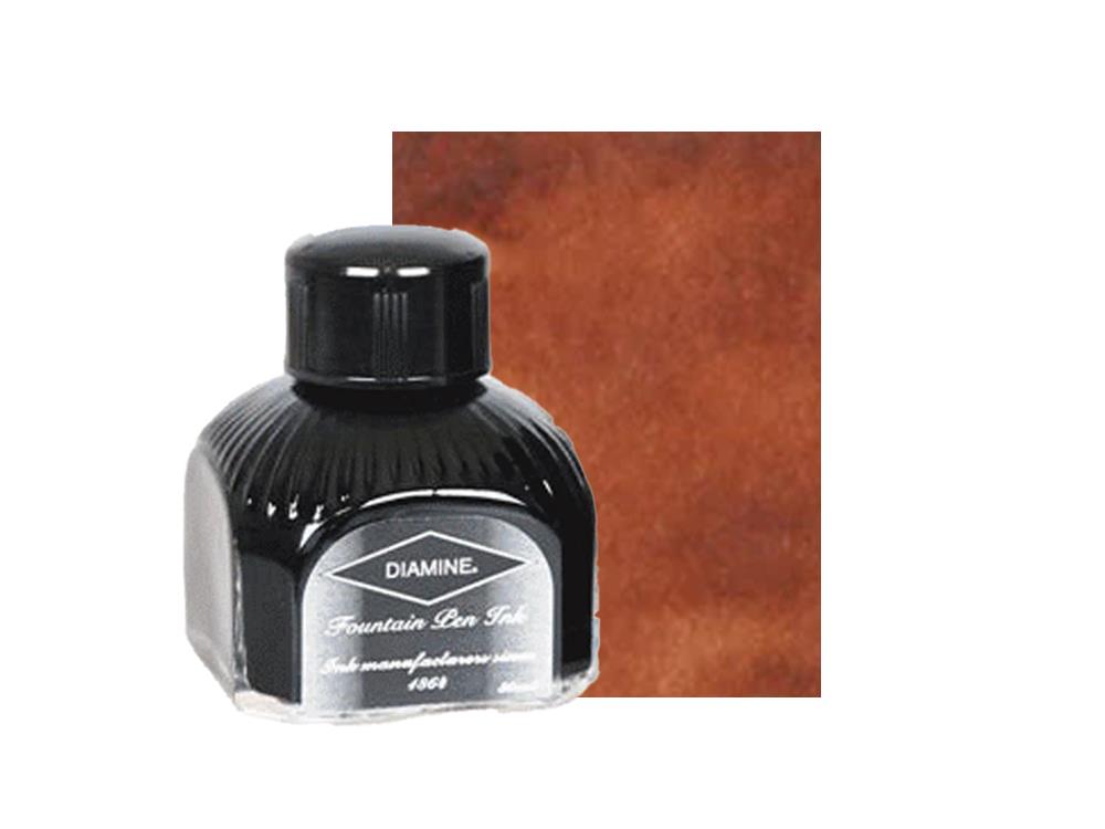 Encrier Diamine Warm Brown, 80ml Bouteille en verre italien