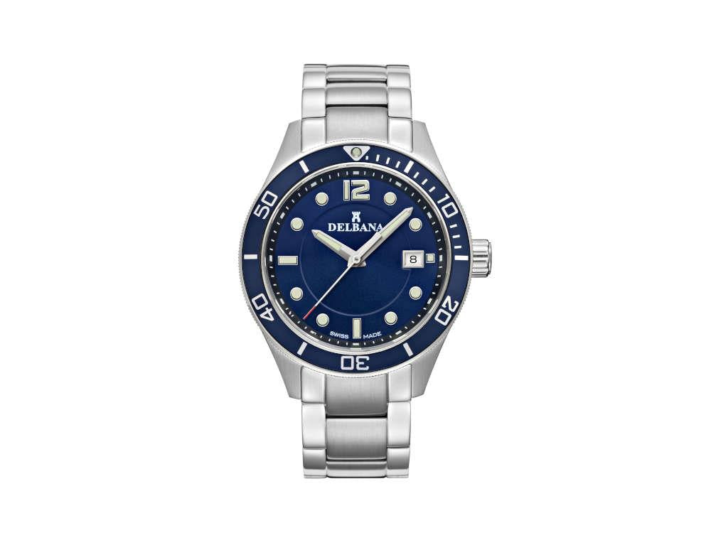 Montre à Quartz Delbana Sports Mariner, Bleu, 42 mm, 41701.716.6.044