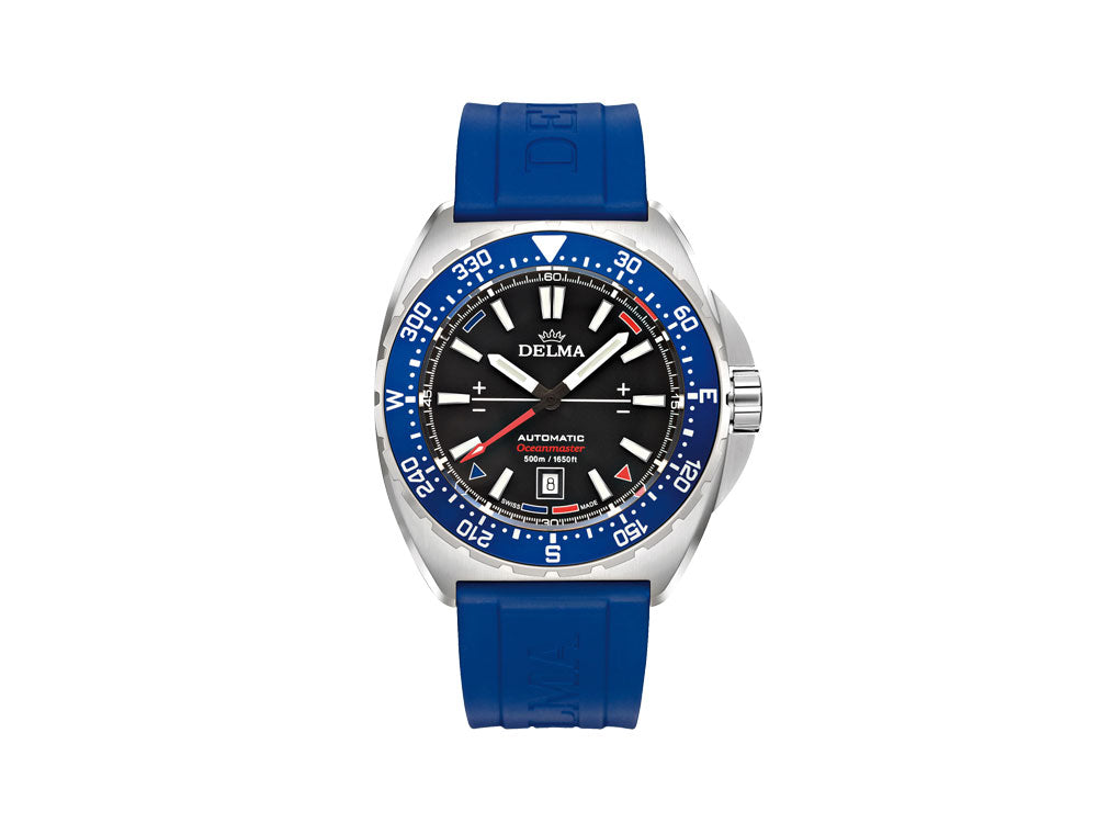 Montre Automatique Delma Racing Oceanmaster, Noir, 44 mm, 41501.670.6.048