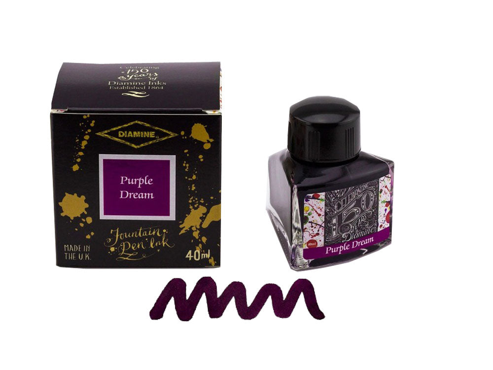 Encrier Diamine, 40ml., Purple Dream, Verre