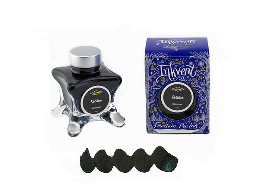 Encrier Diamine Solstice, Ink Vent Blue, 50ml, Vert