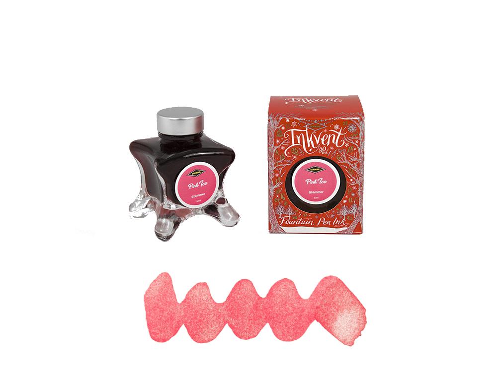 Encrier Diamine Pink Ice Ink Vent Red, 50ml, Rose, Verre