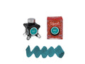 Encrier Diamine Yuletide Ink Vent Red, 50ml, Bleu, Verre