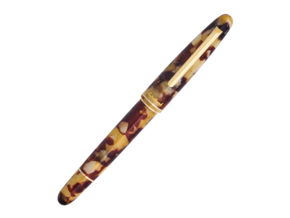 Stylo Plume Esterbrook Estie Tortoise, Piston, Jaune, Plaqué or, E1136