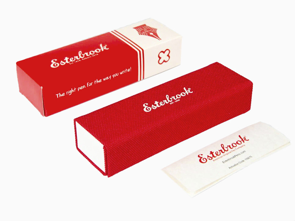 Roller Esterbrook Estie Tortoise, Résine, Marron, Plaqué or, E137