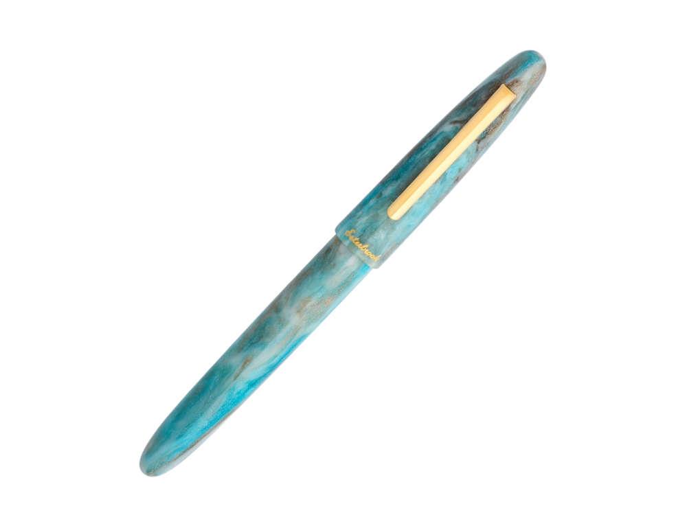 Stylo Plume Esterbrook Estie Avalanche, Diamond Cast, Bleu, EAV9106