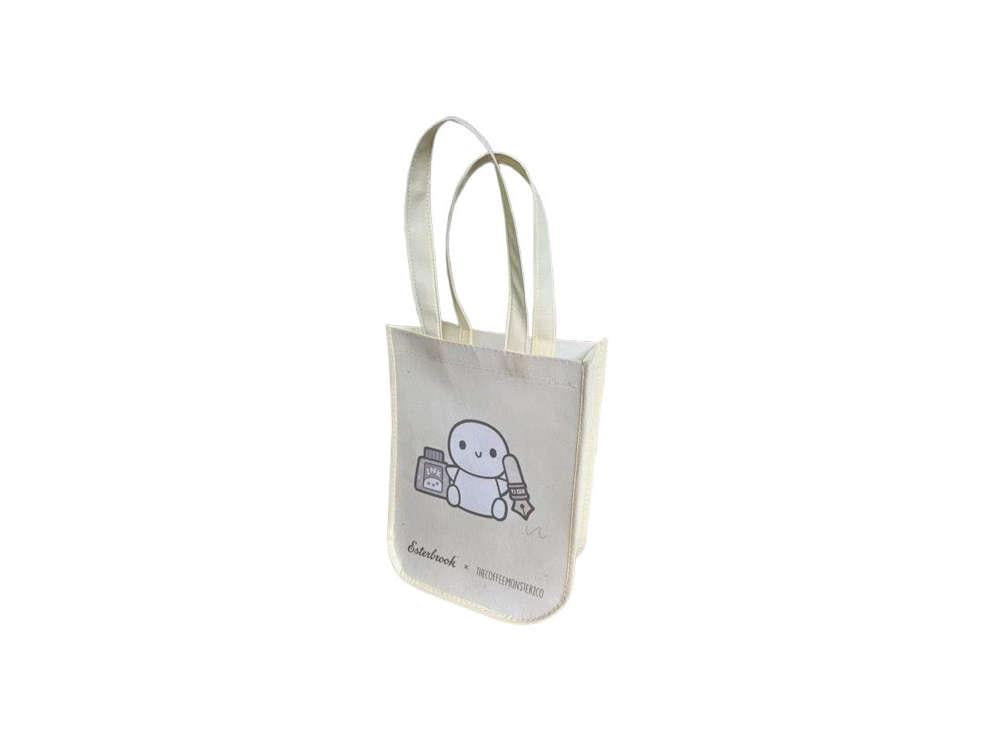 Tote Bag Esterbrook Coffee Monsterz.Co, Taupe, ECMTOTE25