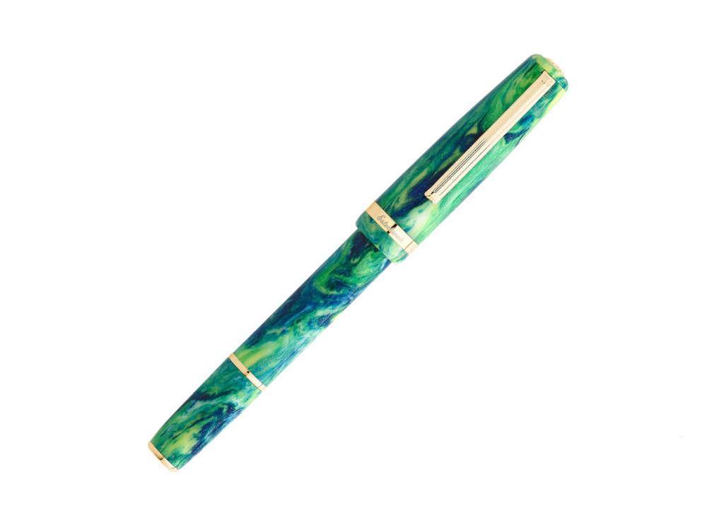 Stylo Plume Esterbrook JR Beleza, Résine, Vert, Plaqué or, EJRBA