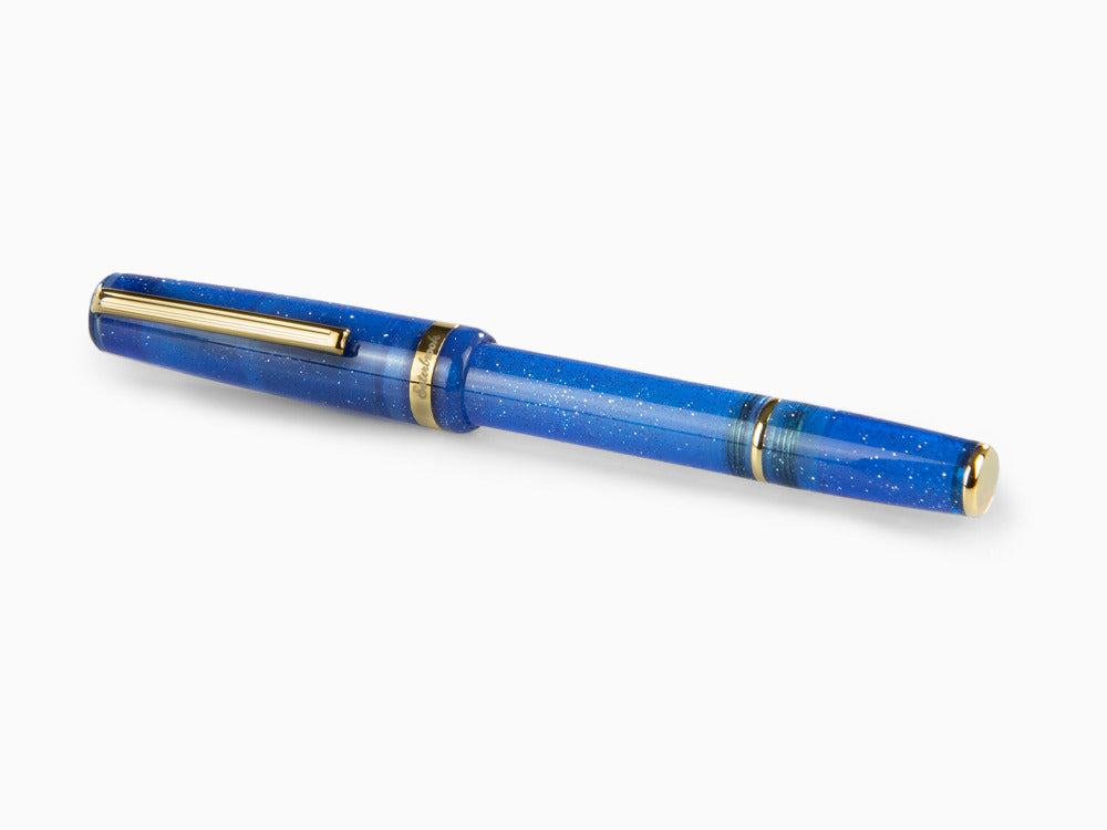 Stylo Plume Esterbrook JR Fantasy, Résine à marbre, Bleu, EJRF