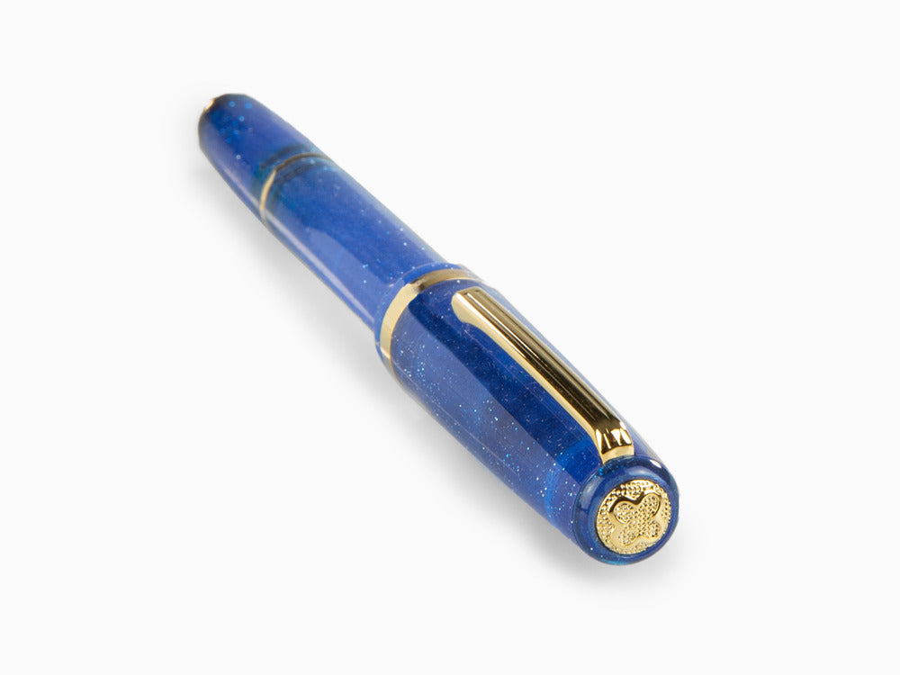 Stylo Plume Esterbrook JR Fantasy, Résine à marbre, Bleu, EJRF