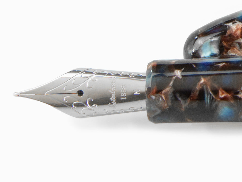 Stylo Plume Esterbrook Estie Nouveau Bleu, Résine, Palladium, ENB146