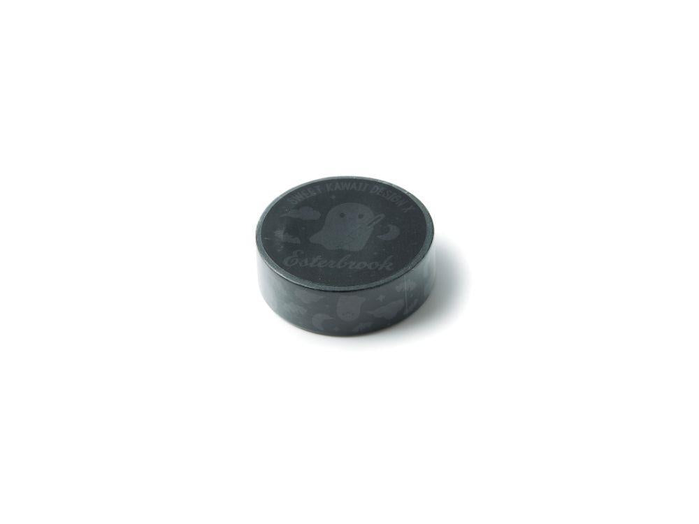 Washi Tape Esterbrook Pastel Halloween Black Ghosts, Édition spéciale