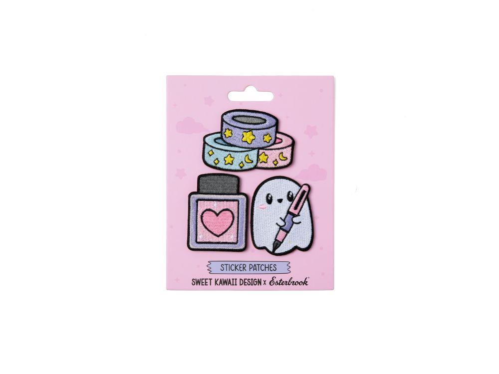 3 Écussons Esterbrook Pastel Halloween multicouleur, Édition spéciale