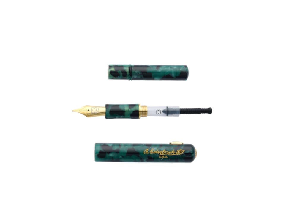 Stylo Plume Esterbrook Niblet Evergreen, Vert, Plaqué or, EPP9196