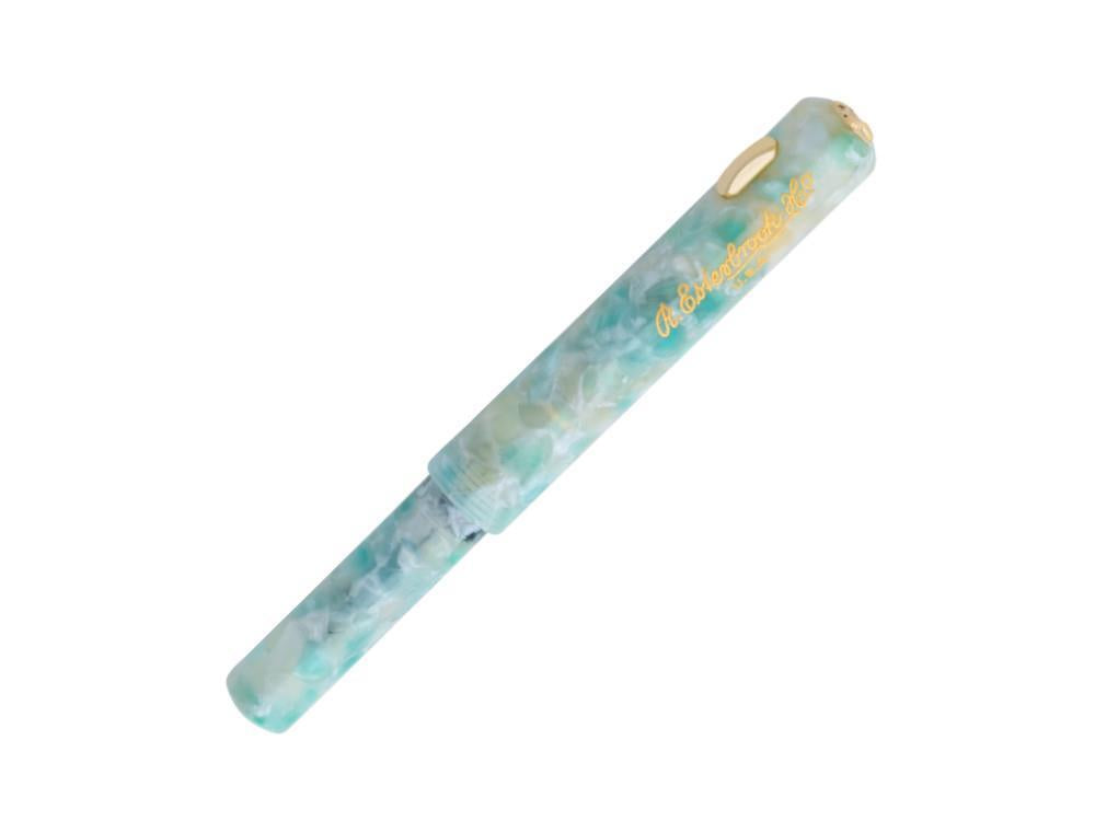 Stylo Plume Esterbrook Niblet Sea Glass, Résine, Plaqué or, EPP9816