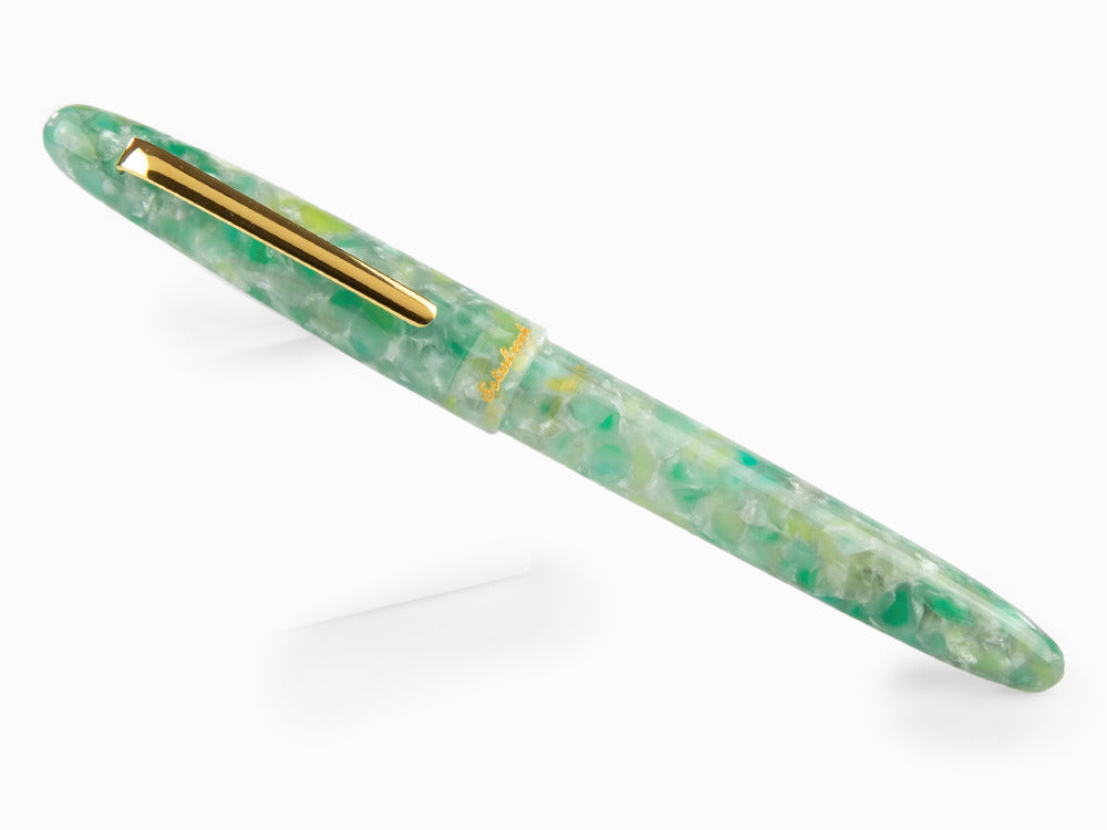 Stylo Plume Esterbrook Estie Sea Glass, Résine, Plaqué or, ESG816