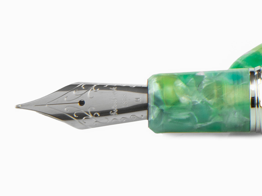 Stylo Plume Esterbrook Estie Oversize Sea Glass, Chromés, ESG826