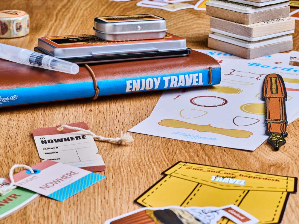 Travel Journal Workshop Esterbrook, Marron, ETJWS