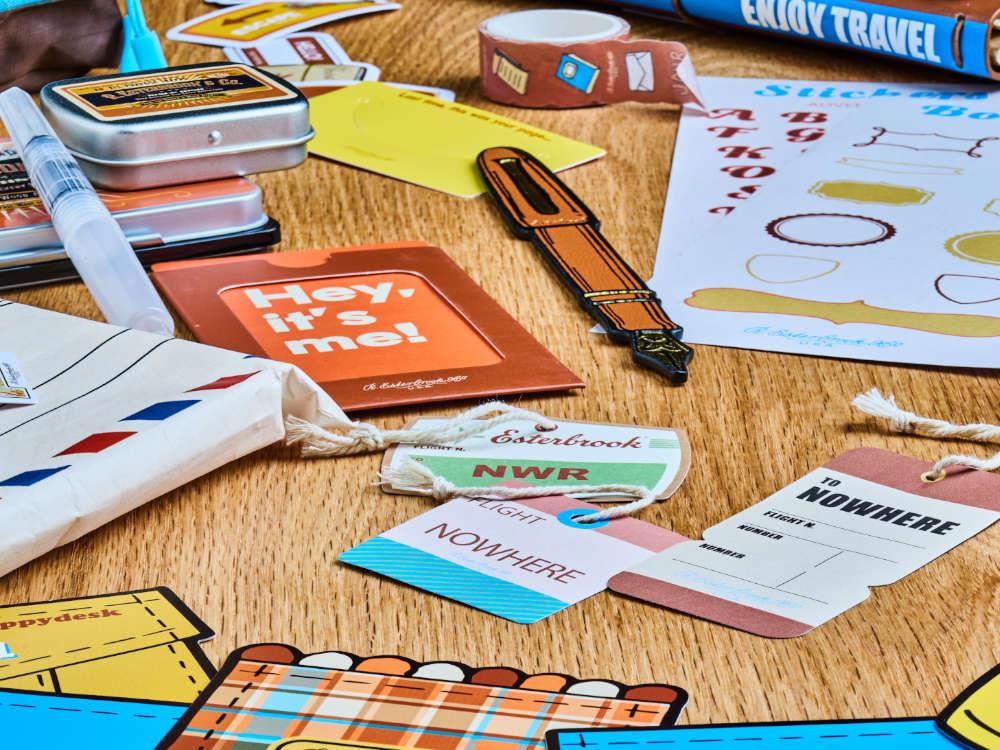 Travel Journal Workshop Esterbrook, Marron, ETJWS