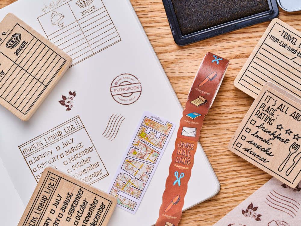 Travel Journal Workshop Esterbrook, Marron, ETJWS