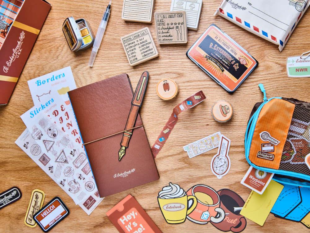 Travel Journal Workshop Esterbrook, Marron, ETJWS