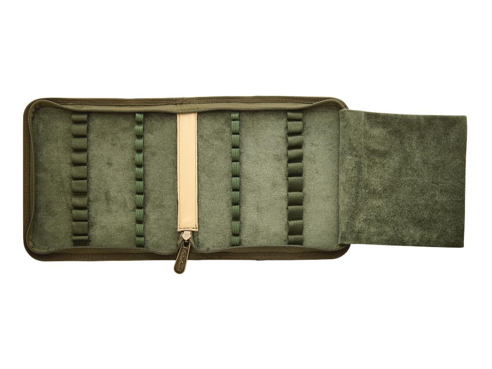Étui Stylo Esterbrook 20 PC Zipper - Army Green, Vert, EZPC20-AG