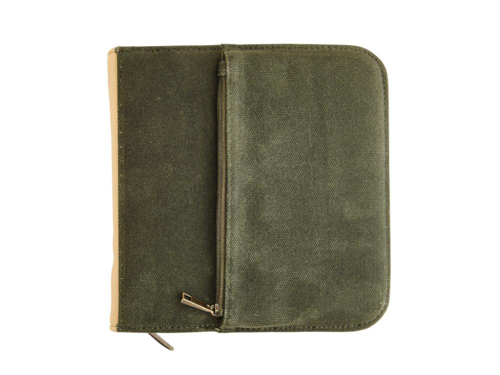 Étui Stylo Esterbrook 20 PC Zipper - Army Green, Vert, EZPC20-AG