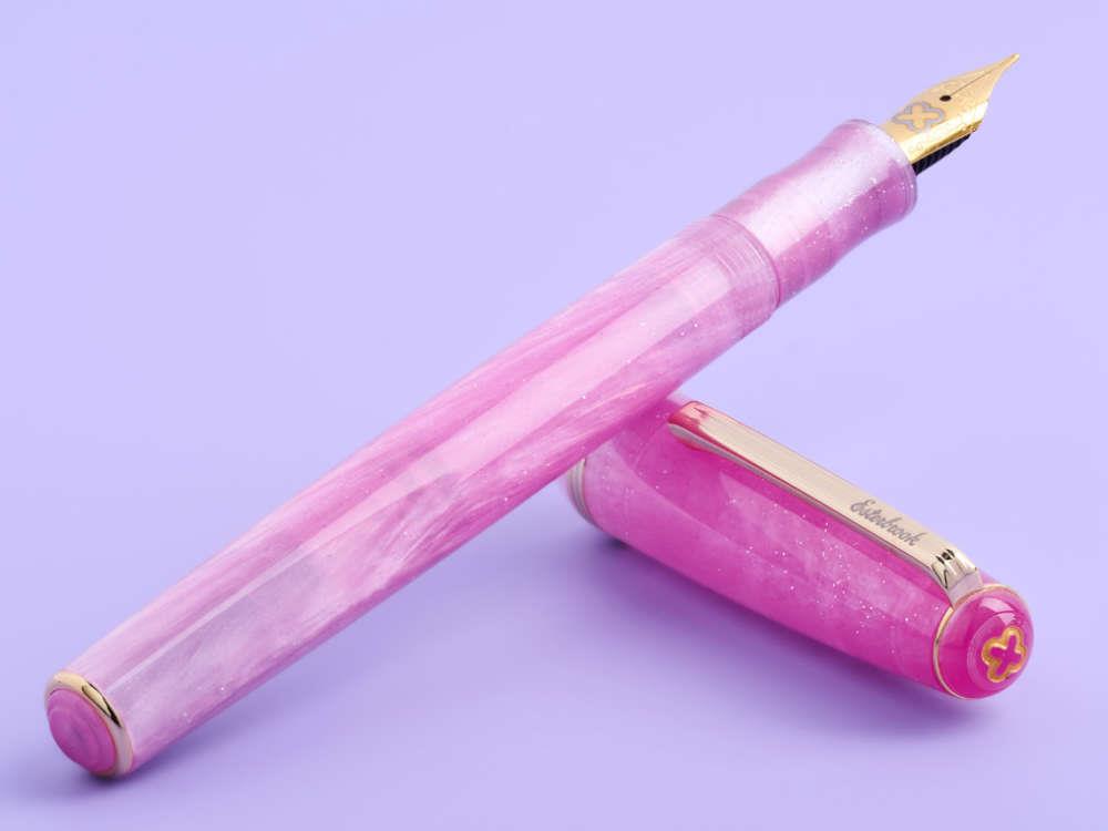 Stylo Plume Esterbrook JR Love Potion, Rose, Plaqué or, JRPINK