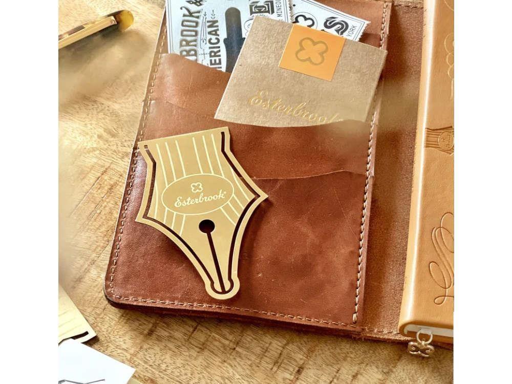 Clip Esterbrook, Doré, NIB-BOOKMARK